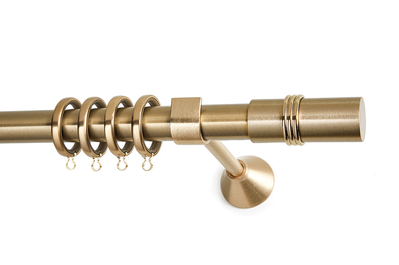 Anartisi - ΣΗΜΑΝΤΙΚΟ: Σε περίπτωση διαφοράς τιμής από το κατάστημα ισχύει παντα και μόνο η τιμή του καταστήματος Anartisi Κουρτινόξυλο Χρυσό Φ25 LIGHT Oro Mat